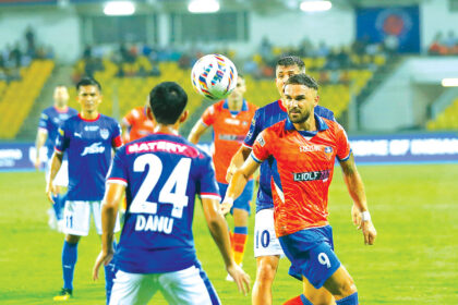 FC Goa end Bengaluru’s unbeaten
run to claim first home win