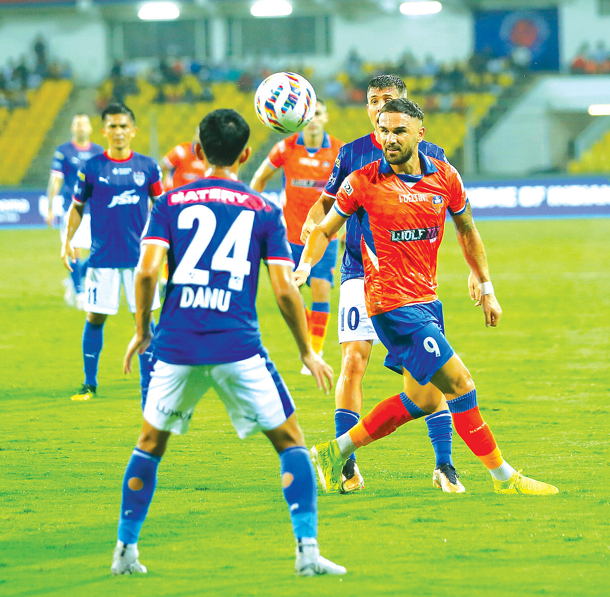 FC Goa end Bengaluru’s unbeaten
run to claim first home win