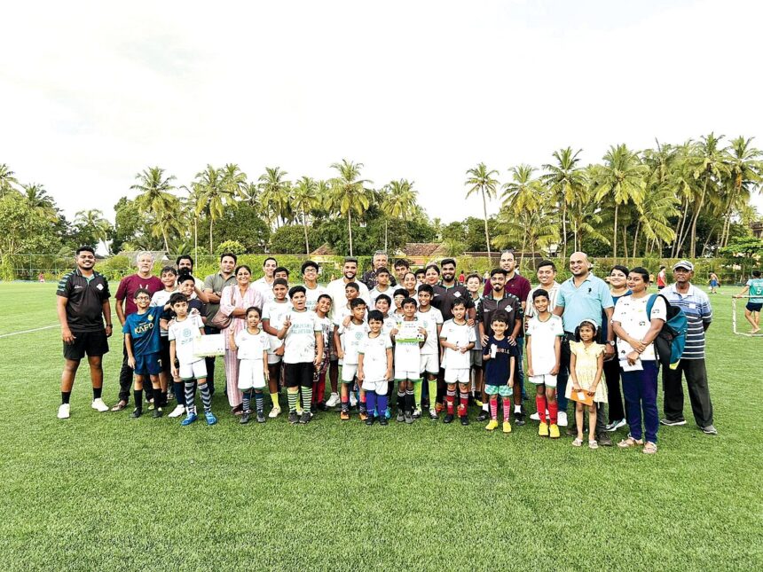 FC Goa star Sahil inspires young footballers at Santa Cruz 1 FC Goa star Sahil inspires
young footballers at Santa Cruz