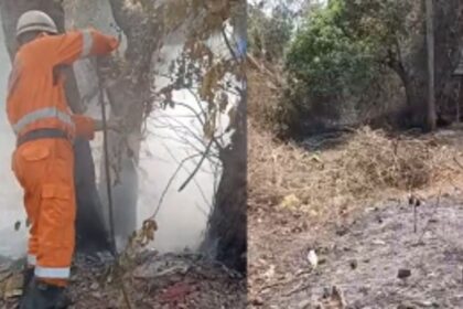 FIRE INCIDENT AT VERLA-CANCA VITHAL MANDIR LOCALITY EXPOSES FLOURISHING ANTI-SOCIAL ACTIVITIES