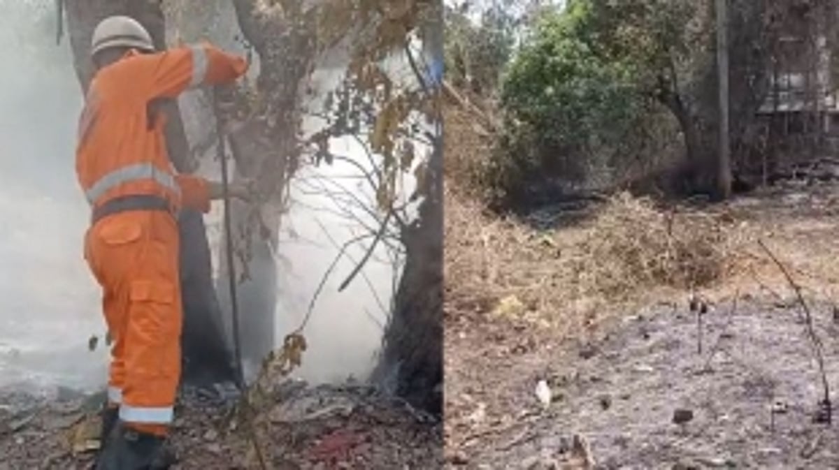 FIRE INCIDENT AT VERLA-CANCA VITHAL MANDIR LOCALITY EXPOSES FLOURISHING ANTI-SOCIAL ACTIVITIES