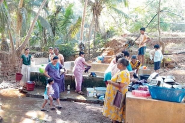 FOR A WHOLE MONTH: Palyem is dry as PWD fails to supply water