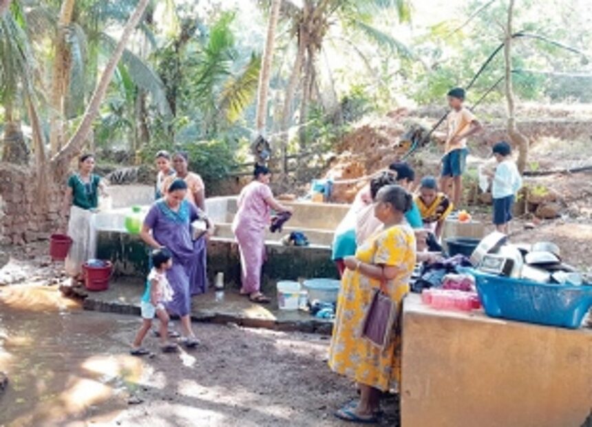 FOR A WHOLE MONTH: Palyem is dry as PWD fails to supply water