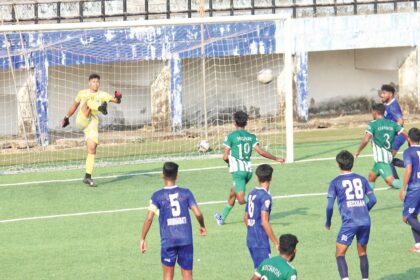 Faheez nets four
in Sesa FA’s win