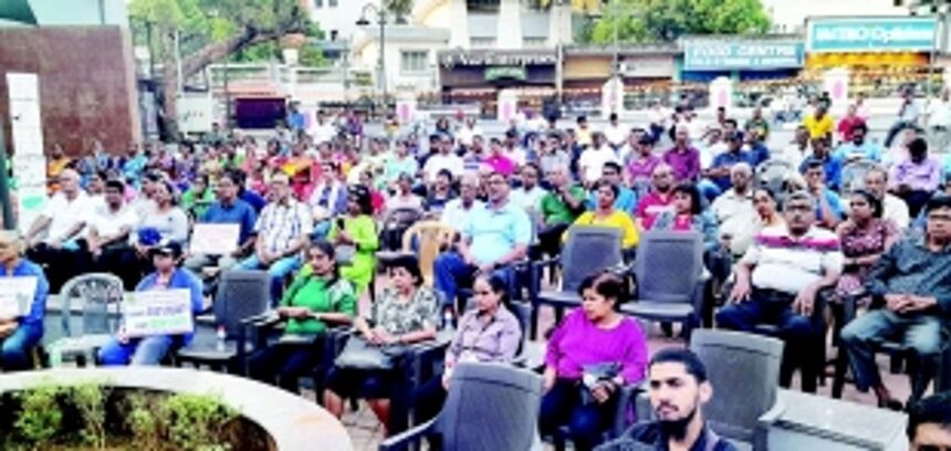 Faithful Goans gather at Lohia Maidan, to ‘liberate‘ their land ’from pain‘ 1 Faithful Goans gather at Lohia Maidan, to ‘liberate‘ their land ’from pain‘