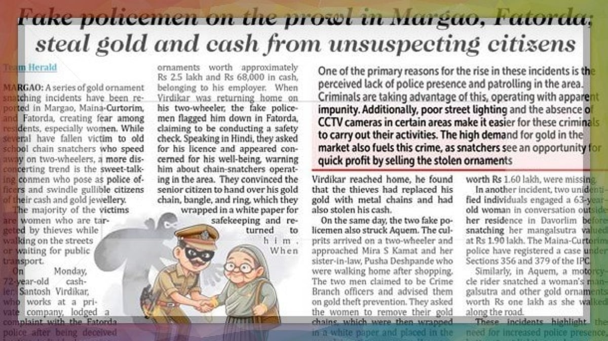Fake cops strike again: Woman duped out of gold worth Rs 2.5 lakh