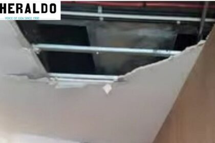 False Ceiling Collapse at Goa’s Kala Academy Sparks Safety Concerns