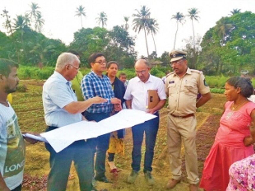 Farmers of Davorlim have already lost their fields to double tracking