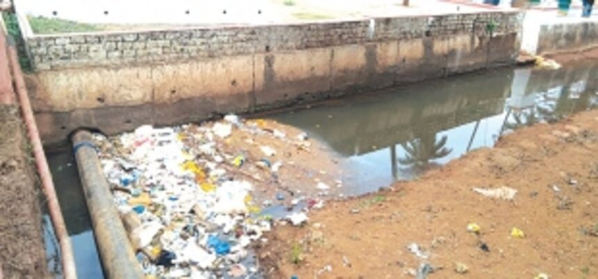 Farming takes a hit as Ponda’s creeks choked with garbage, pollutants