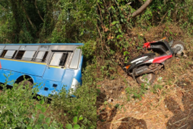 Fatal Accident at Dharmapur: Lady Scooter Rider Crushed Under KTCL Bus Wheels
