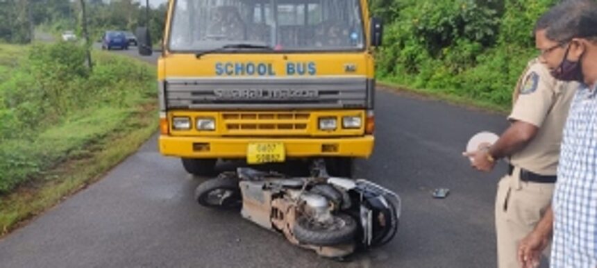 Fatal accident at Cotombi Quepem, youth dies in head-on collision