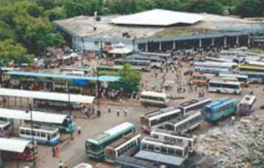 Fatorda Congress Block demands to shift gaddas at KTC bus stand 1 Fatorda Congress Block demands to shift gaddas at KTC bus stand