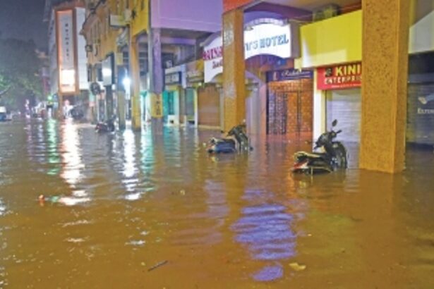 Fears expressed by Panjimites come true as city roads get flooded
