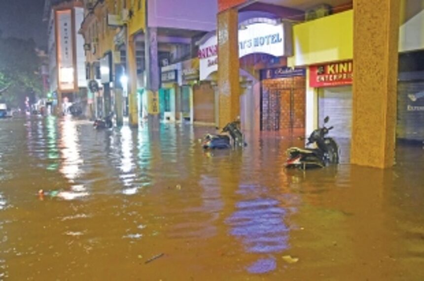 Fears expressed by Panjimites come true as city roads get flooded