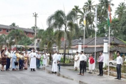 Feast of Assumption of Blessed Virgin Mary & I-Day celebrated at St Anthony’s Church, Siolim