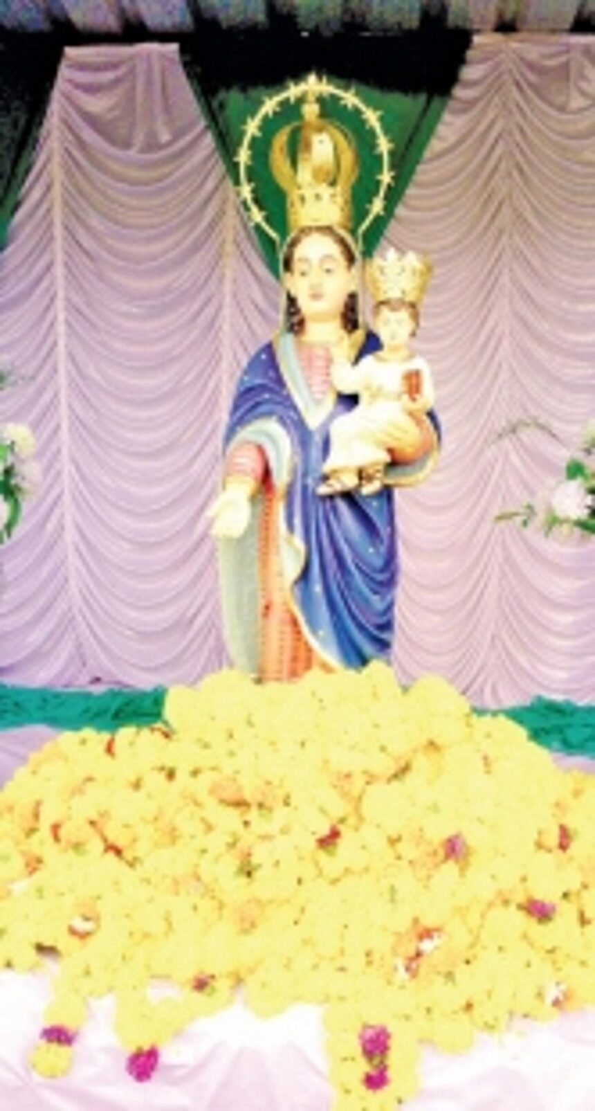Feast of Our Lady of Miracles celebrated at Sanguem