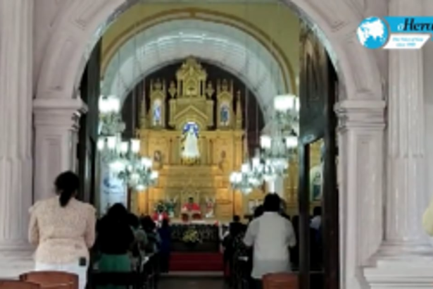 Feast of St Cecilia, the patron of musicians, celebrated at  Our Lady of Merces Church