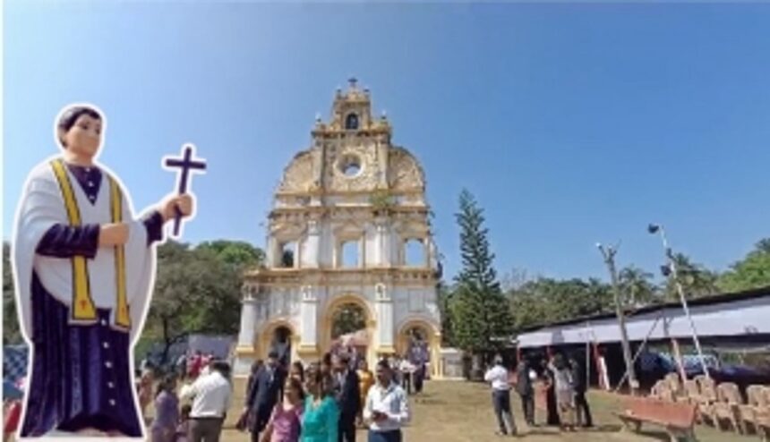 Feast of St Joseph Vaz celebrated at old Church Sancoale