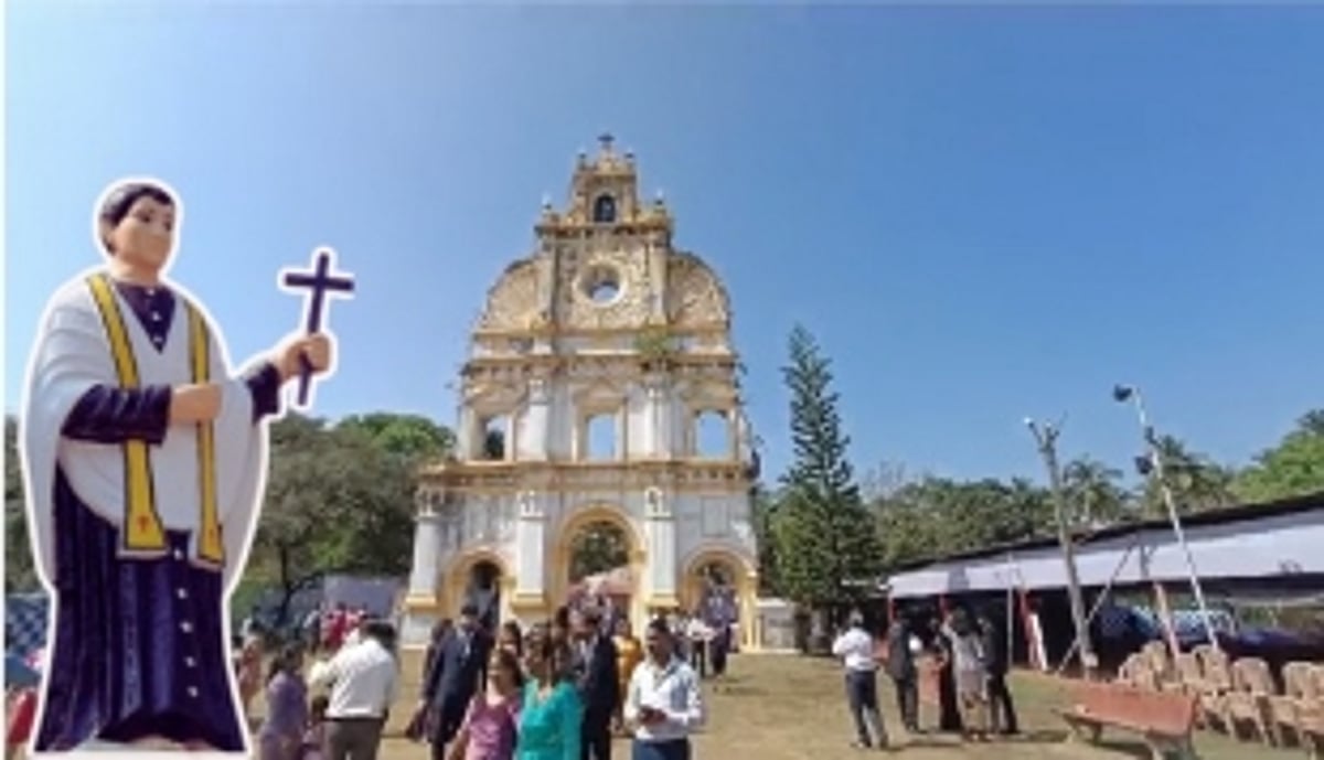 Feast of St Joseph Vaz celebrated at old Church Sancoale