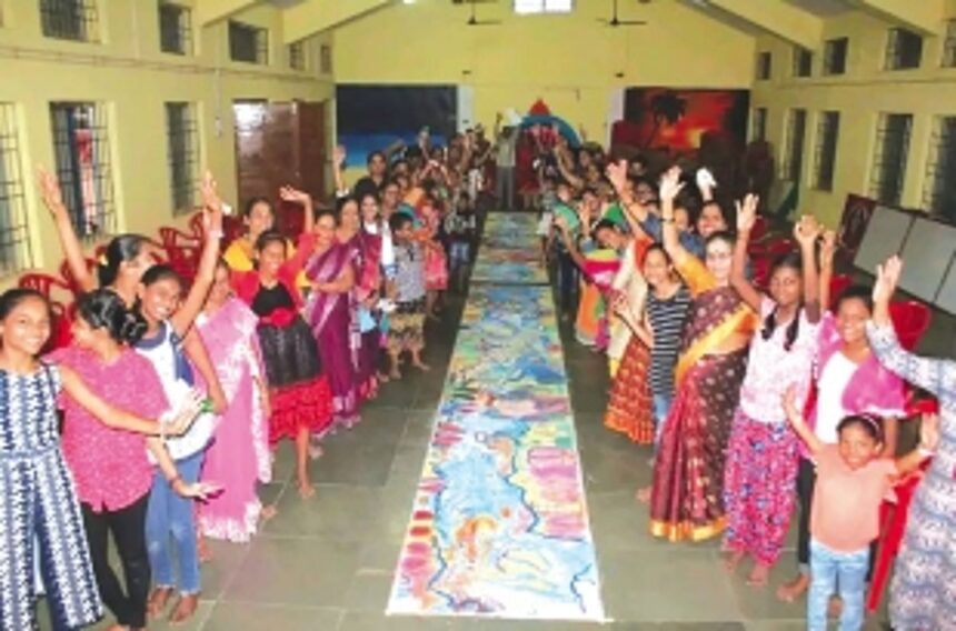 Feelings towards Mhadei get drawn on the biggest canvas at ‘Nhoi’