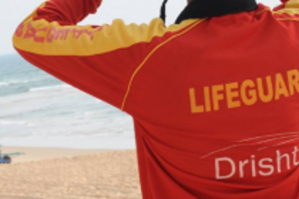 Female lifeguard saves tourist  at Benaulim