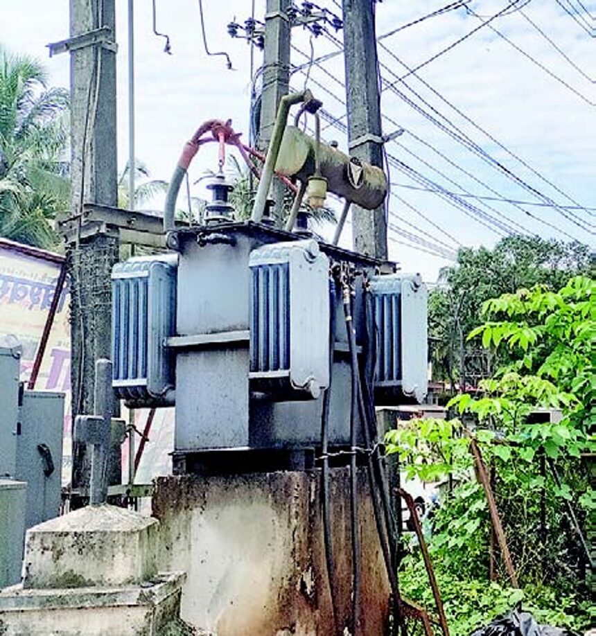 Fencing needed near transformer 1 Fencing needed near transformer
