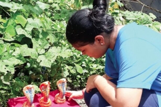 Festival venerating the Serpent God celebrated