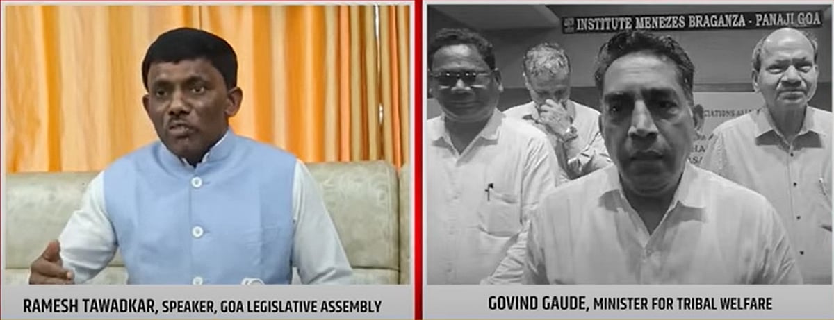 Fight between Minister Govind Gaude and Speaker Tawadkar seems to be unending