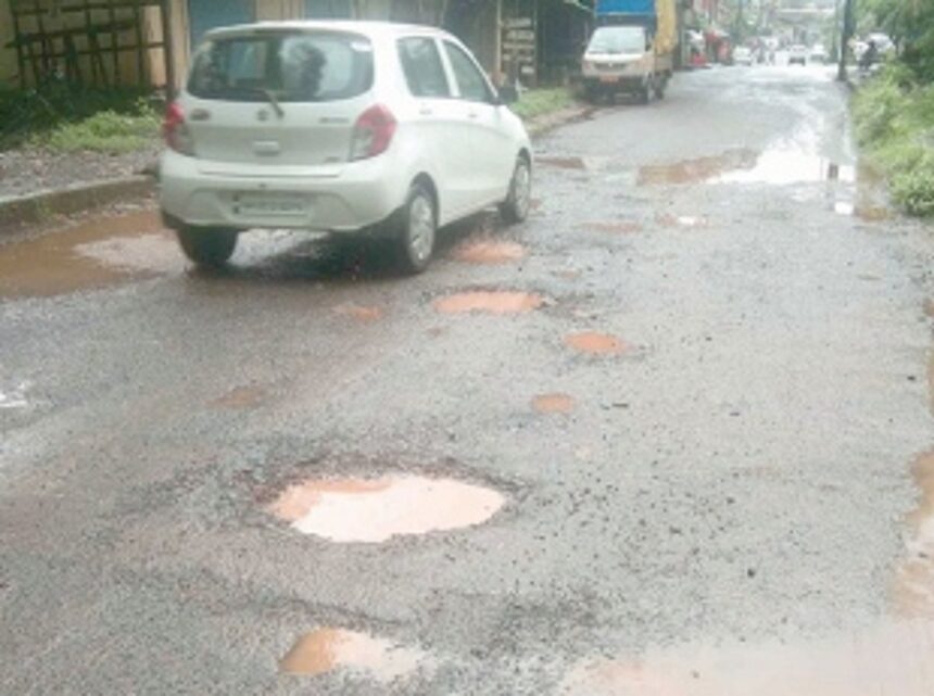 Fill up potholes in Ponda 1 Fill up potholes in Ponda