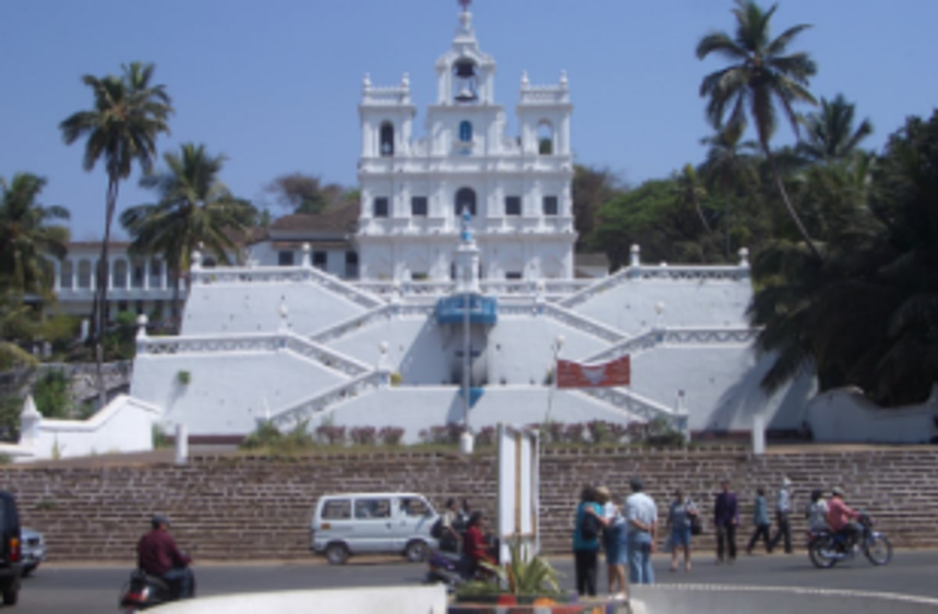 Film shoot near Panjim Church irks parishioners 1 Film shoot near Panjim Church irks parishioners