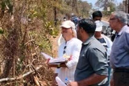 Final demarcation of kabrastan land near Sonsoddo completed amid police protection