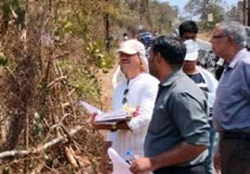 Final demarcation of kabrastan land near Sonsoddo completed amid police protection