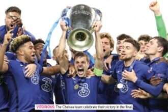 Finally, The Blues go to town & paint it red