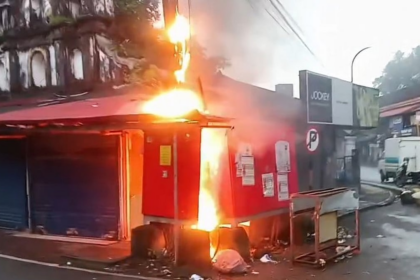 Fire Breaks Out Near Electricity Dept Junction Box in Margao; Quick Response Averts Major Damage