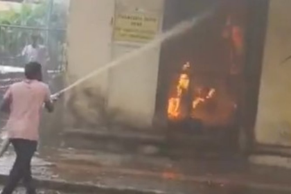 Fire Breaks Out Near National Theater in Panjim, Sparks Panic in Busy Area