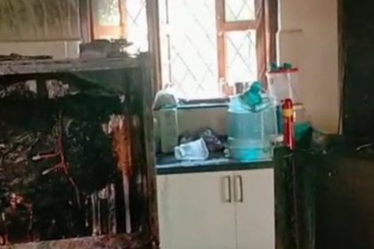 Fire Breaks Out at Madel-Thivim Bungalow, FES Quickly Douses Flames