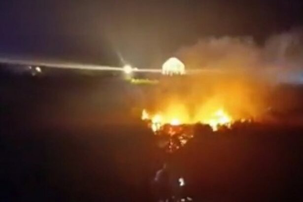 Fire Breaks Out on Anjuna Vagator Beach Due to Alleged Illegal Firecrackers