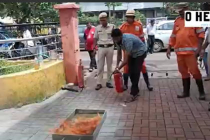 Fire Department holds emergency demo in Bicholim to boost public preparedness