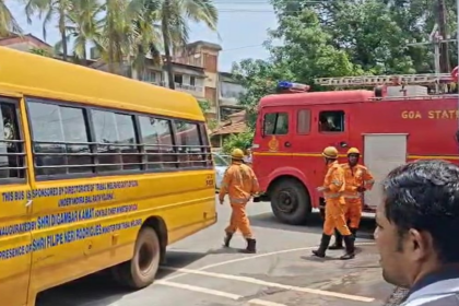 Fire Spark Detected Under Bal Rath Bus at St Joseph High School; Prompt Action Averts Major Incident