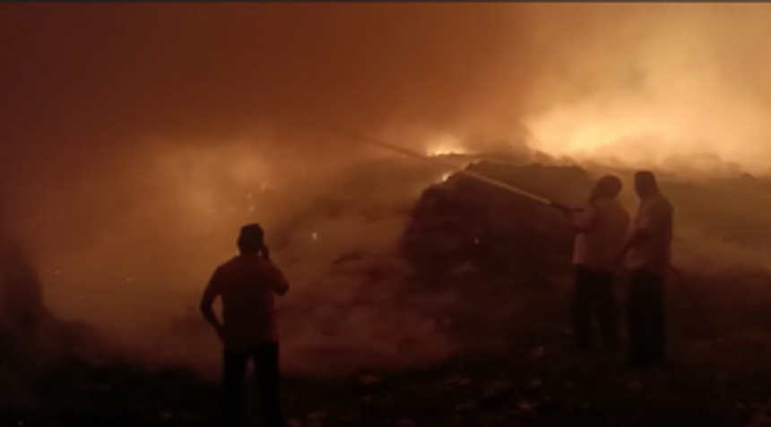 Fire breaks out at Municipality garbage dump in Headland Sada