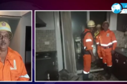 Fire breaks out at an unoccupied apartment in Siolim