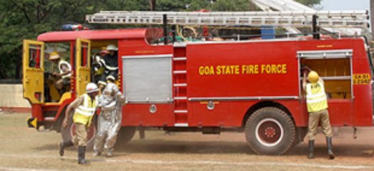 Fire dept holds fitness test of personnel