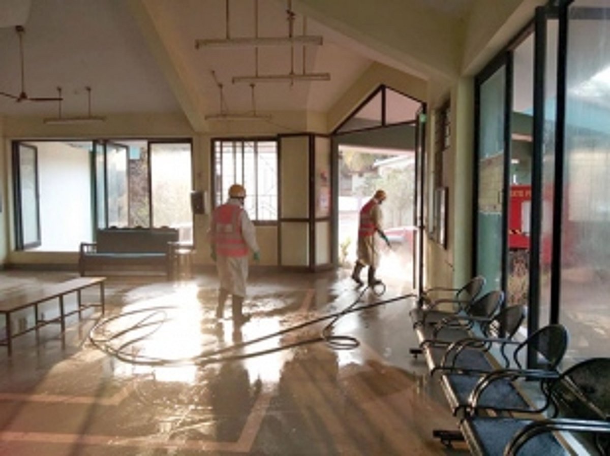 Fire dept sanitises over 2,000 places