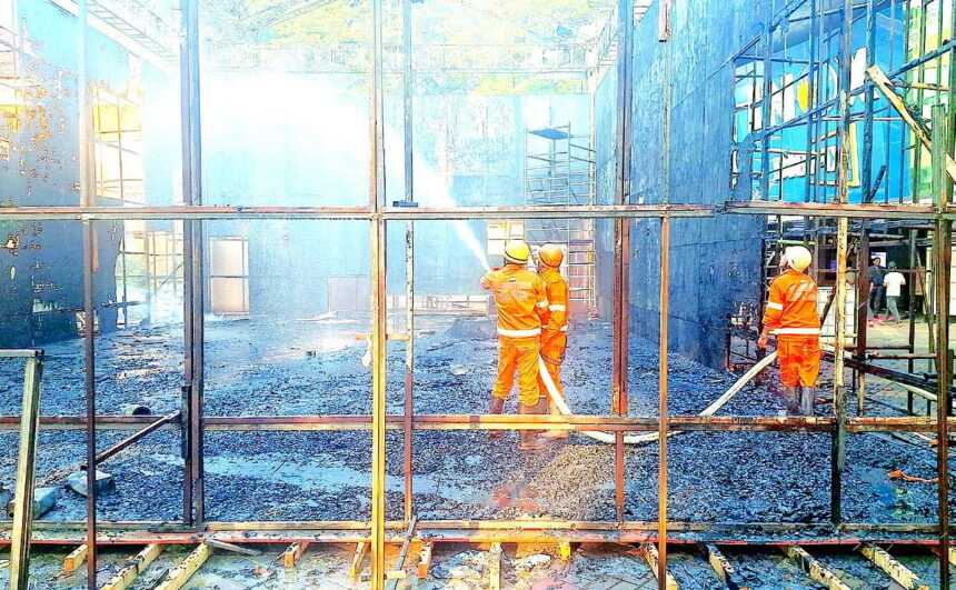 Fire engulfs Serendipity fest stage in Panjim