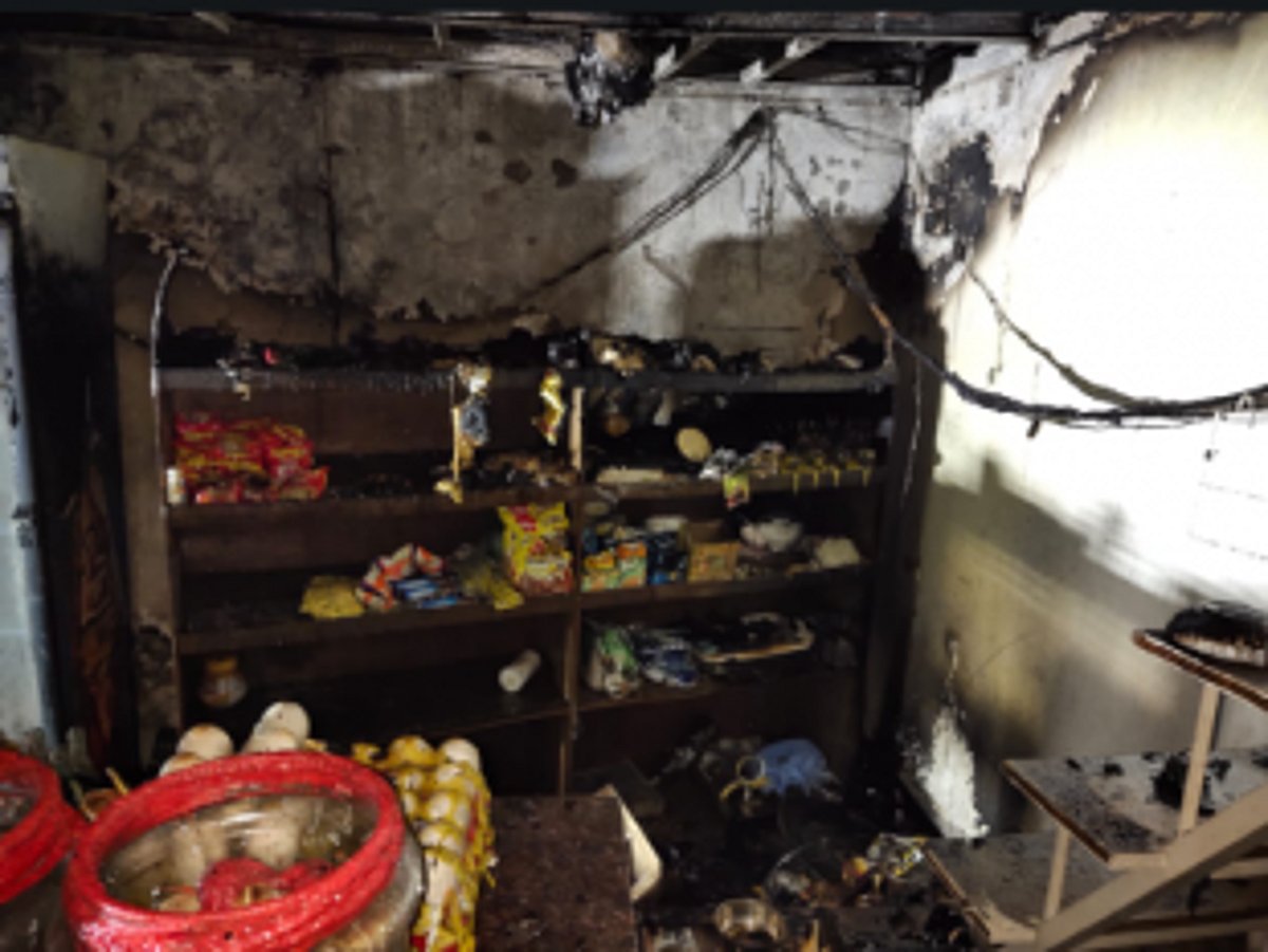 Fire engulfs bakery at Mapusa