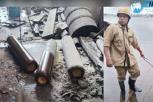 Fire erupts at Betim marine workshop as dissolved acetylene cylinders ignite