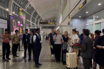 First International Charter flight arrived in Goa from Russia