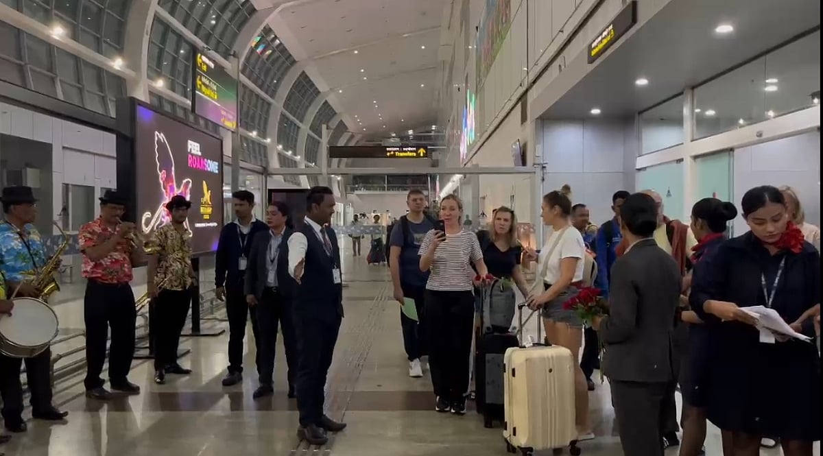 First International Charter flight arrived in Goa from Russia