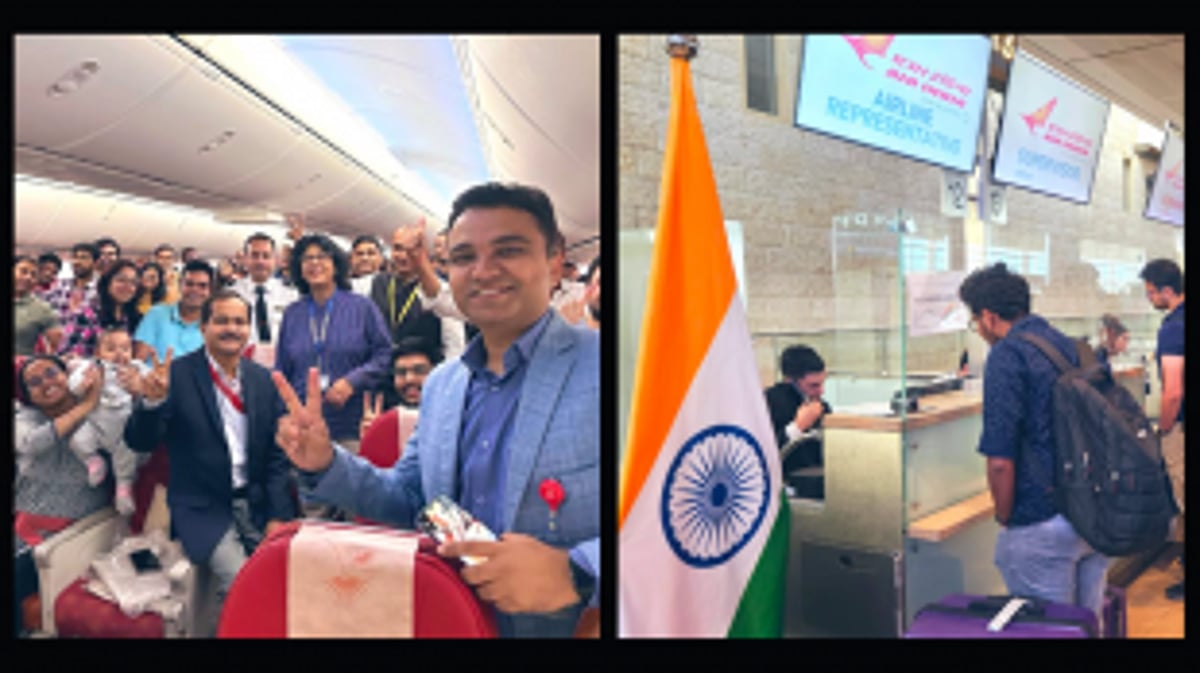 First 'Operation Ajay' Flight Brings 212 Stranded Indians Home from Israel Amid Conflict