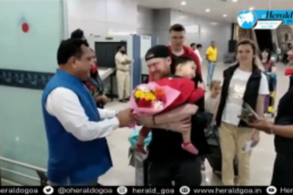 First charter arrives at Dabolim airport, from Kazakhstan